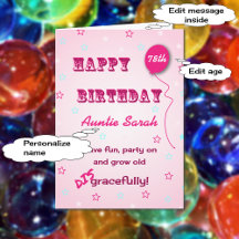 名前をカスタムする任意の年齢おもしろい引用文78歳