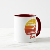 名前をカスタムする体操 マグカップ (正面右)