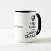 名前をカスタムする保Calm & aチャ運インソーマグ マグカップ (正面右)