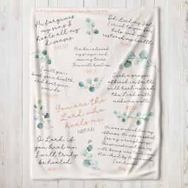 名前をカスタムする修復聖なる書物、 経典祈りの言葉ギフト シェルパブランケット