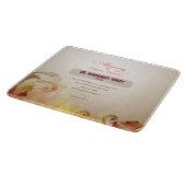 名前をカスタムする修道院60周年宗教 カッティングボード (角)