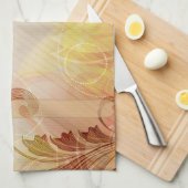 名前をカスタムする修道院60周年宗教 キッチンタオル (四つ折り)