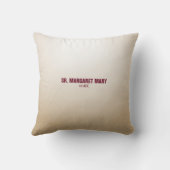 名前をカスタムする修道院60周年宗教 クッション (裏面)