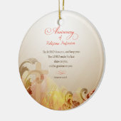 名前をカスタムする修道院60周年宗教 セラミックオーナメント (左)