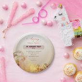 名前をカスタムする修道院60周年宗教 ペーパープレート (パーティー)