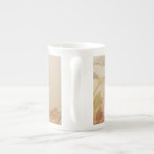 名前をカスタムする修道院60周年宗教 ボーンチャイナマグカップ (裏面)