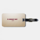 名前をカスタムする修道院60周年宗教 ラゲッジタグ (裏面横)