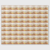 名前をカスタムする修道院60周年宗教 ラッピングペーパー (フラット)