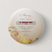 名前をカスタムする修道院60周年宗教 缶バッジ (正面)