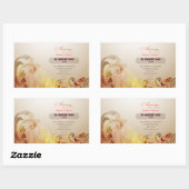 名前をカスタムする修道院60周年宗教 長方形シール (シート)