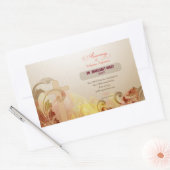 名前をカスタムする修道院60周年宗教 長方形シール (封筒)