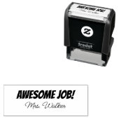 名前をカスタムする先生の自墨加工ゴム印 セルフインキングスタンプ (インサイチュ)