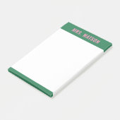 名前をカスタムする先生文房具鑑賞贈 ポストイット (アングル)