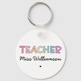 名前をカスタムする先生贈与 |先生評価 キーホルダー