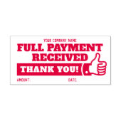 名前をカスタムする全額を支払う セルフインキングスタンプ (デザイン)