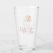 名前をカスタムする凍っていドリンクティキバー タンブラーグラス (裏面)