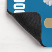 名前をカスタムする医師の感謝ギフト マウスパッド (コーナー)