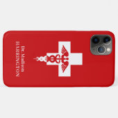 名前をカスタムする医療プロフェッショナル電話事例 Case-Mate iPhoneケース (裏面(横))