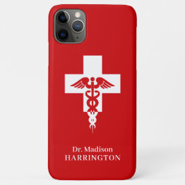 名前をカスタムする医療プロフェッショナル電話事例 iPhone 11 PRO MAXケース