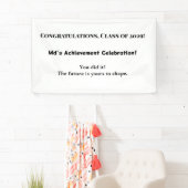 名前をカスタムする卒業パーティバナー |2029年クラス 横断幕 (インサイチュ)