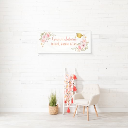 名前をカスタムする卒業旗 横断幕 (インサイチュ)