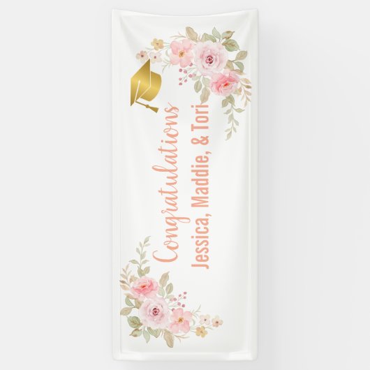 名前をカスタムする卒業旗 横断幕 (縦)