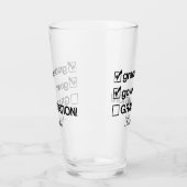 名前をカスタムする卒業贈与 |おもしろい卒業 タンブラーグラス (左)