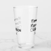 名前をカスタムする卒業贈与 |おもしろい卒業 タンブラーグラス (右)