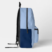 名前をカスタムする去った魚釣り プリントバックパック (左)