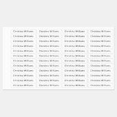 名前をカスタムする又は社名服 ラベル (シート)