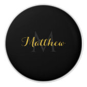 名前をカスタムする及びモノグラムセラミックノブ セラミックノブ (正面)