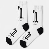 名前をカスタムする及び博士号 ソックス (左)