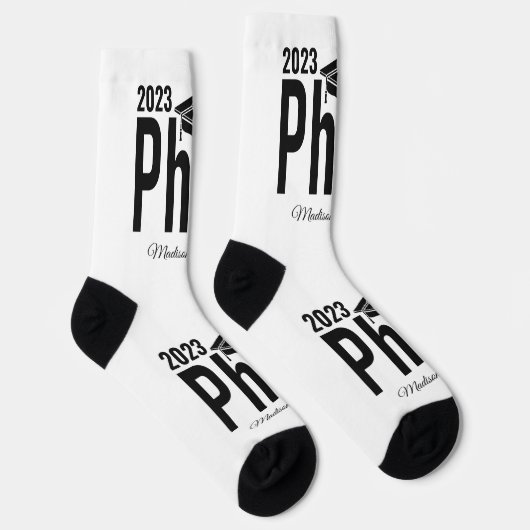 名前をカスタムする及び博士号 ソックス (右)