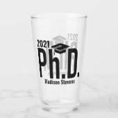 名前をカスタムする及び博士号 タンブラーグラス (裏面)