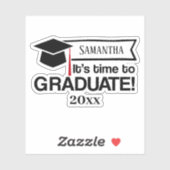 名前をカスタムする及び年次の卒業祝い シール (シート)