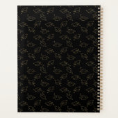 名前をカスタムする及び年次の卒業祝い プランナー手帳 (裏面)