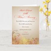 名前をカスタムする及び年第55の結婚記念日、Relig カード (黄色い花)