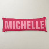 名前をカスタムする及び色の体の枕 ボディピロー (裏面)