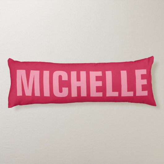 名前をカスタムする及び色の体の枕 ボディピロー (裏面)