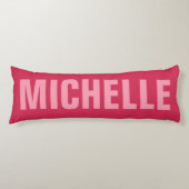 名前をカスタムする及び色の体の枕 ボディピロー (正面)