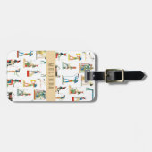 名前をカスタムする古代エジプトヴィンテージエジプト ラゲッジタグ (正面横)