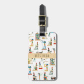 名前をカスタムする古代エジプトヴィンテージエジプト ラゲッジタグ (正面縦)