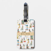 名前をカスタムする古代エジプトヴィンテージエジプト ラゲッジタグ (裏面縦)