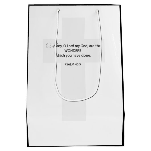 名前をカスタムする司祭の引退、金ゴールドChalice ミディアムペーパーバッグ (裏面)