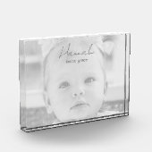 名前をカスタムする名の意味Child B/Wフォトブロック フォトブロック (左)