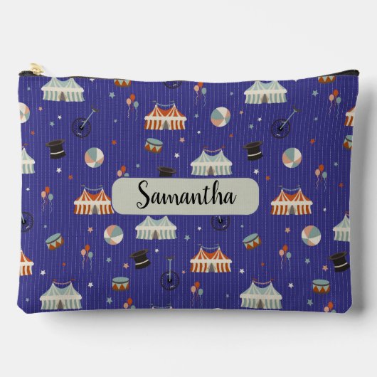 名前をカスタムする回路おもしろいパターン アクセサリーポーチ (正面)