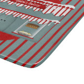 名前をカスタムする国ベーカリー カッティングボード (角)