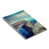 名前をカスタムする地中海の景観 ノートブック (右側)