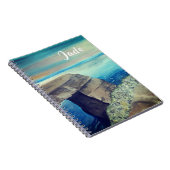 名前をカスタムする地中海の景観 ノートブック (右側)