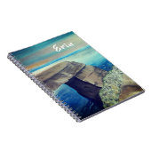 名前をカスタムする地中海の景観 ノートブック (右側)